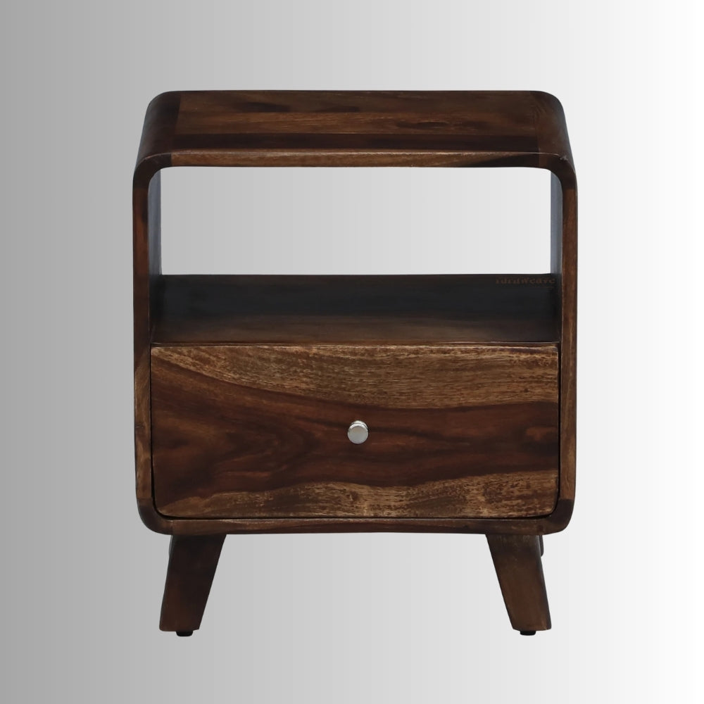 Repas Wooden Side Table (Walnut)