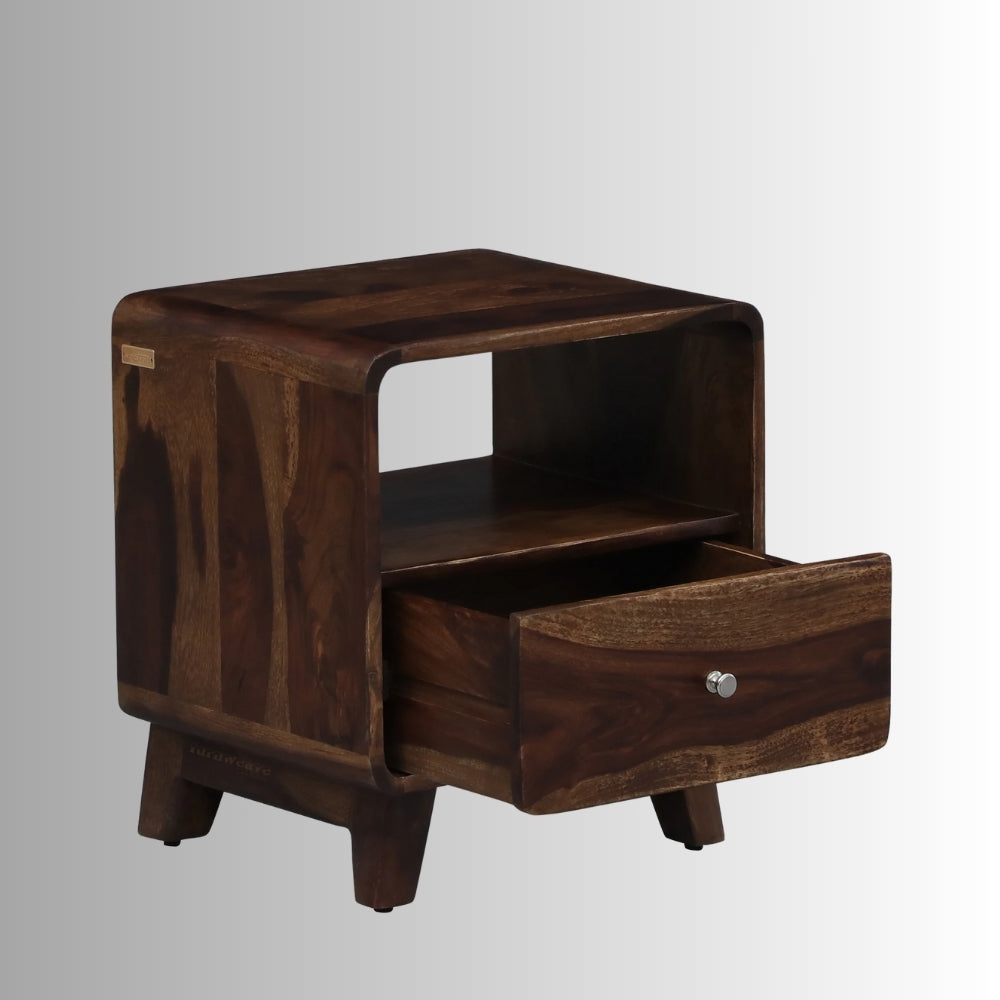 Repas Wooden Side Table (Walnut)