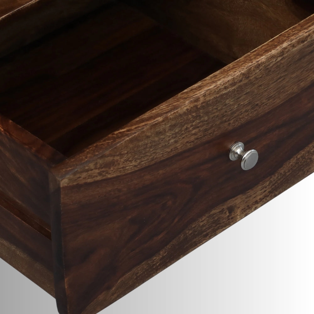 Repas Wooden Side Table (Walnut)