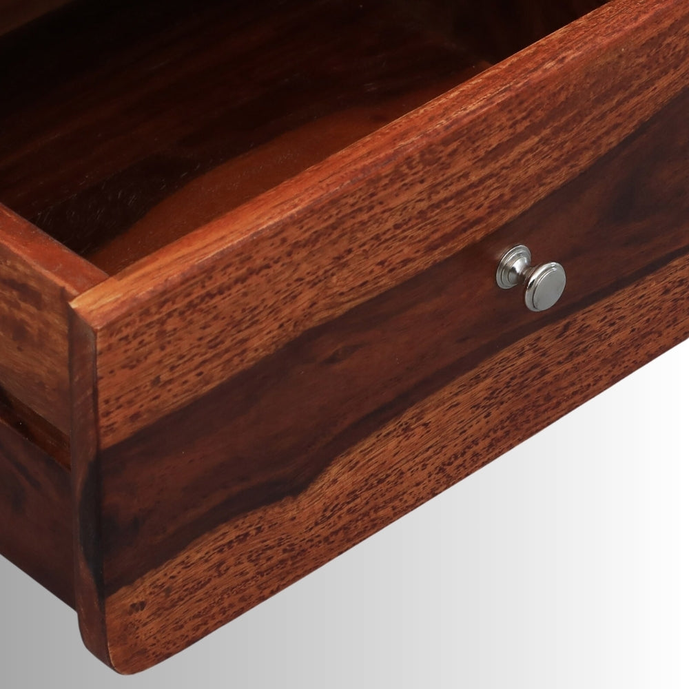 Repas Wooden Side Table (Teak)