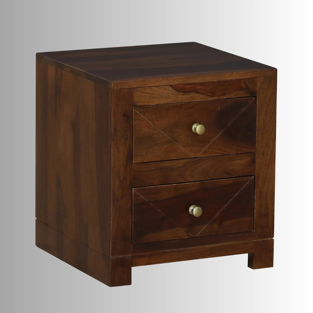 Kemto Wooden Bedside (Teak)