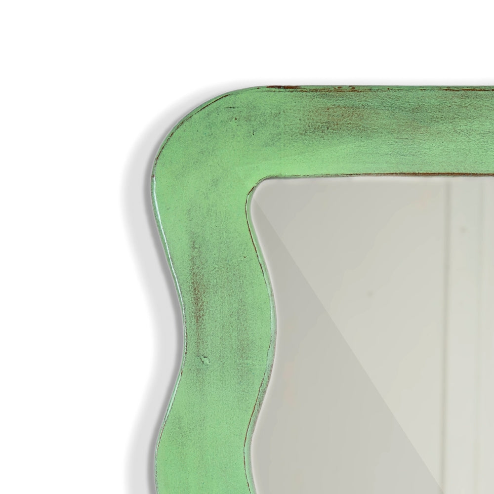 Jevar Wooden Premium Solid Wood Mirror Frame (Ela Distress)