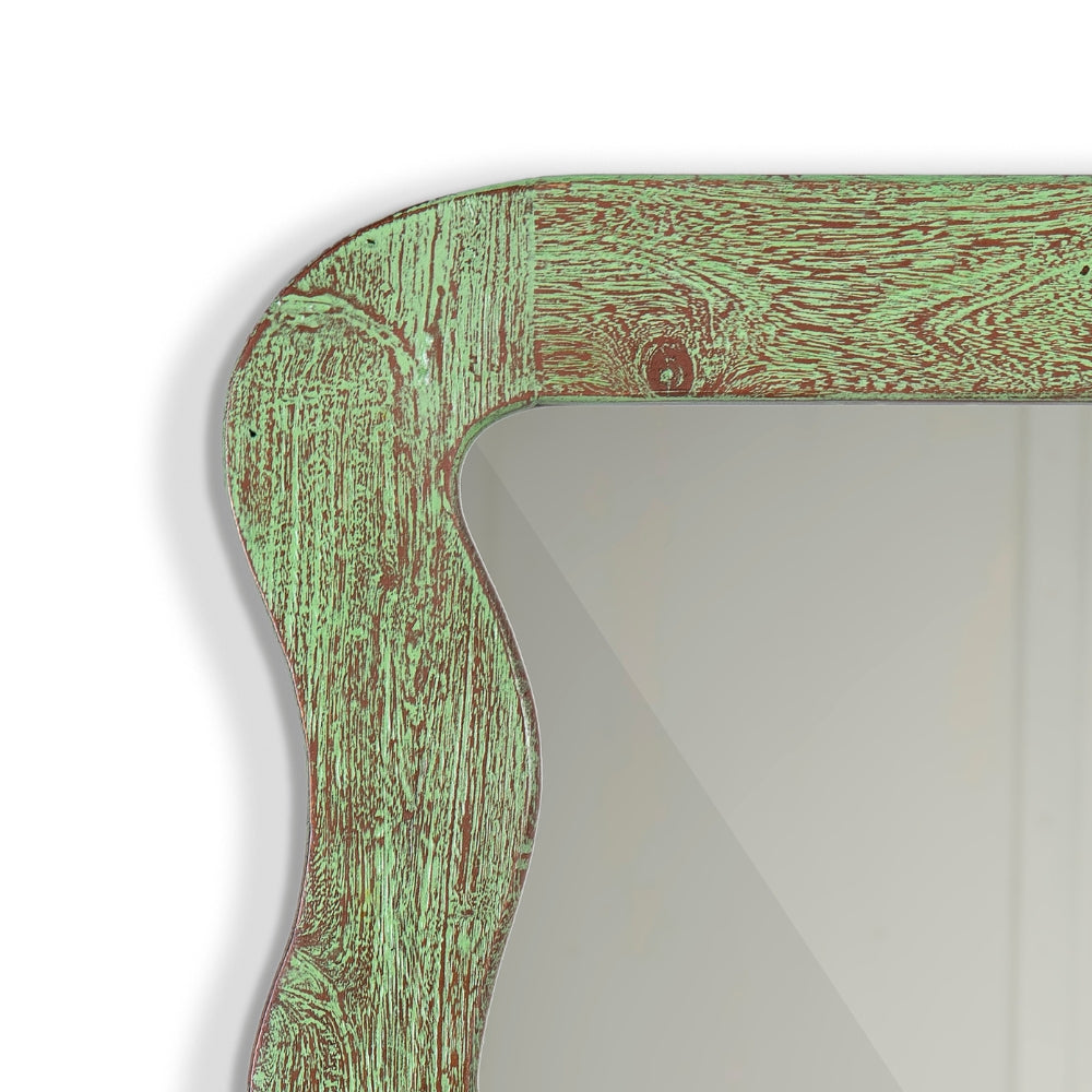 Jevar Wooden Premium Solid Wood Mirror Frame (Ela Texture)