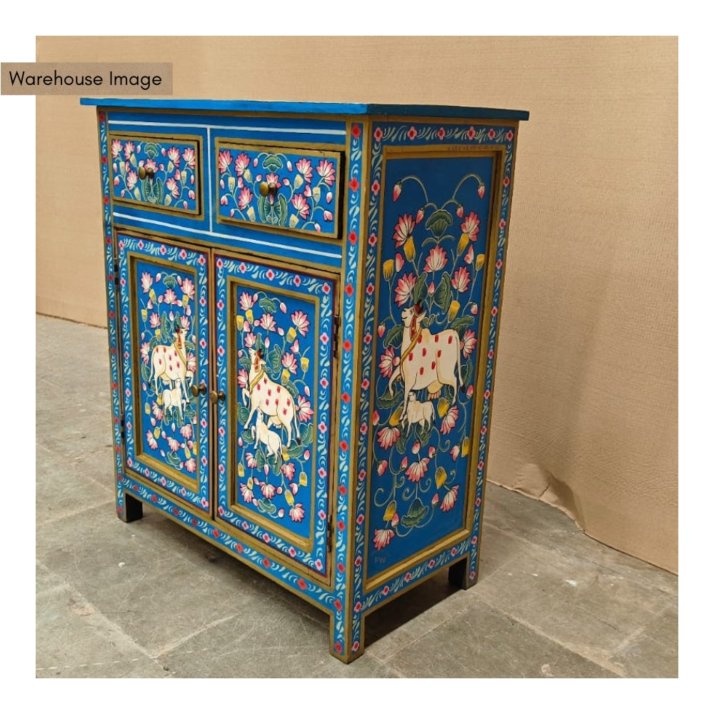 Gau Wooden Handpainted Cabinet