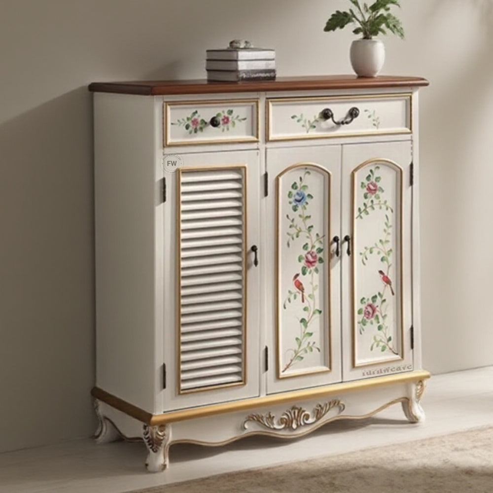 Femia Wooden Handpainted Cabinet (Model 2)