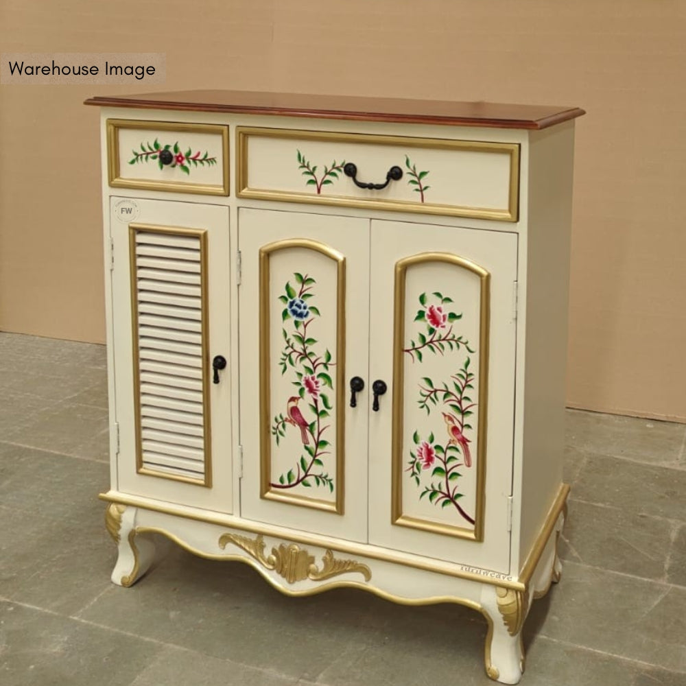 Femia Wooden Handpainted Cabinet (Model 2)