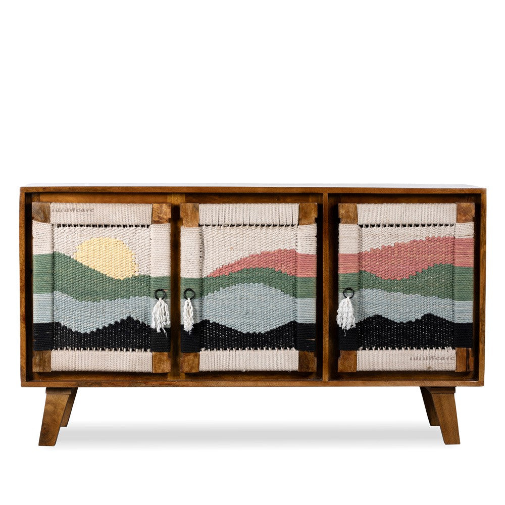 Bunai Handwoven Sideboard (Teak)