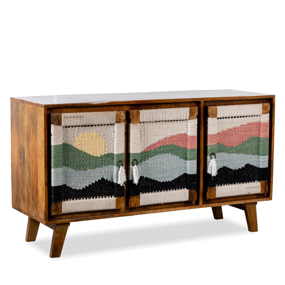 Bunai Handwoven Sideboard (Teak)