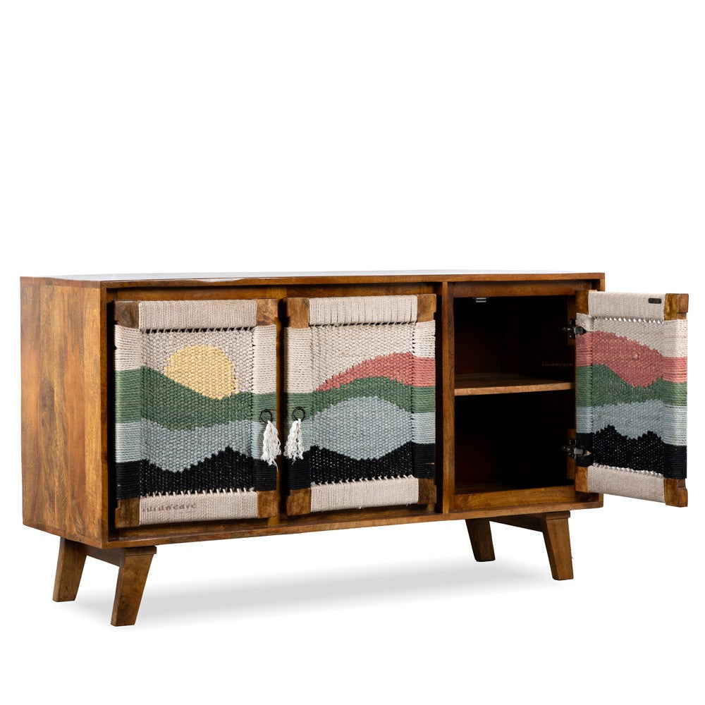 Bunai Handwoven Sideboard (Teak)