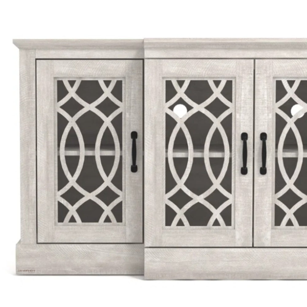 Sifa Wooden Designer Modern Sideboard (Light Grey)