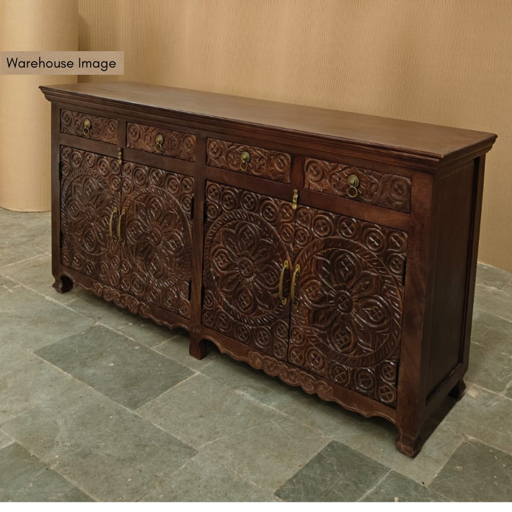 Karia Wooden Sideboard (Walnut)