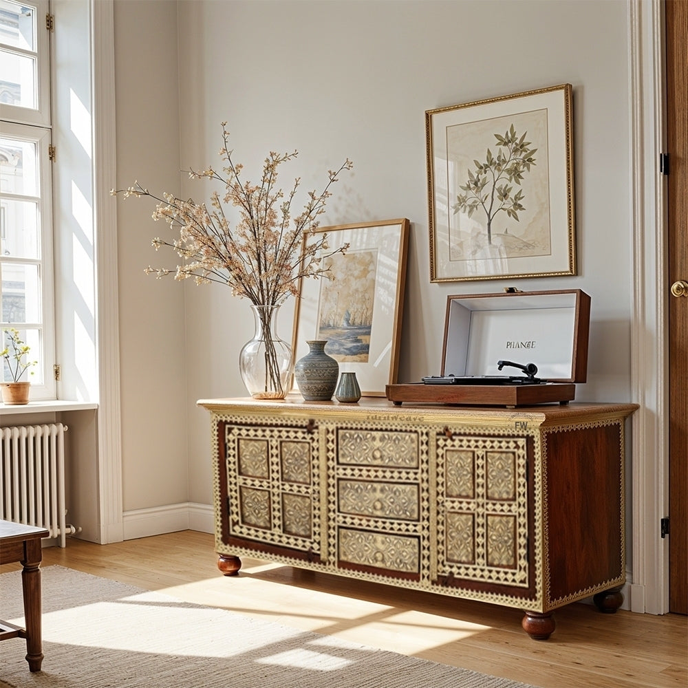 Hunika Wooden Cabinet Teak (Model 3)