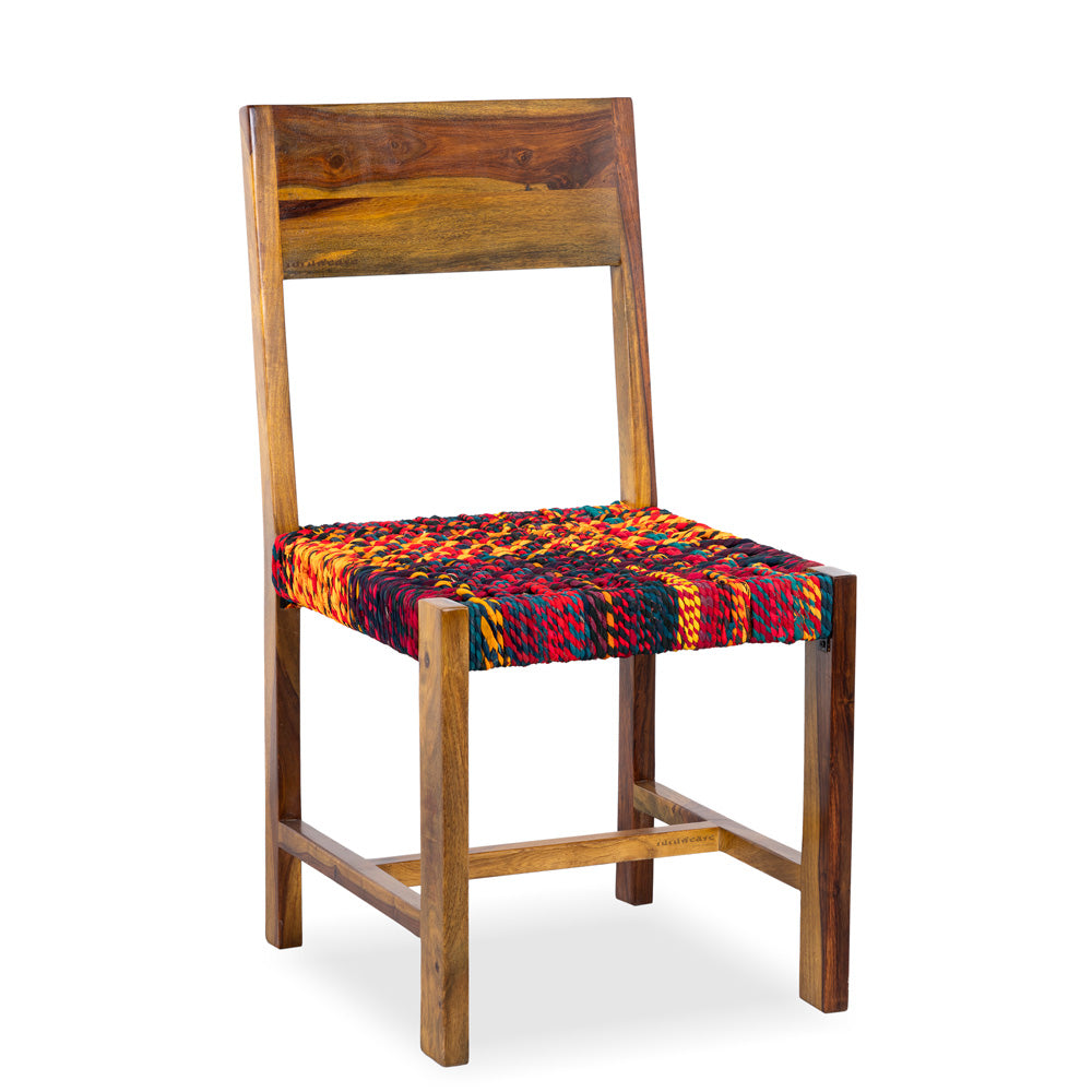 Para Wooden Dining Chair Set of Two (Honey)