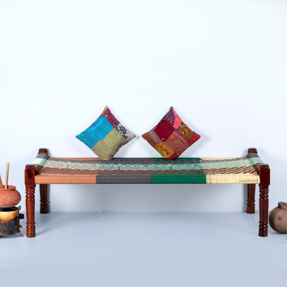 Rajasthani Wooden Khatiya Khaat for Outdoor (Resham 3)