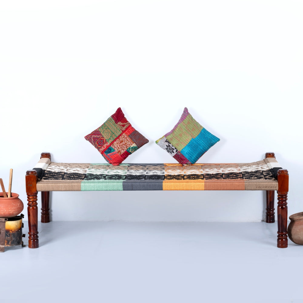 Rajasthani Wooden Khatiya Khaat for Outdoor (Resham 6)