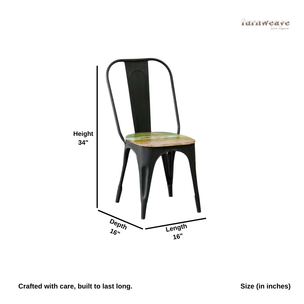 Tewa Patio Garden Chair (Black)