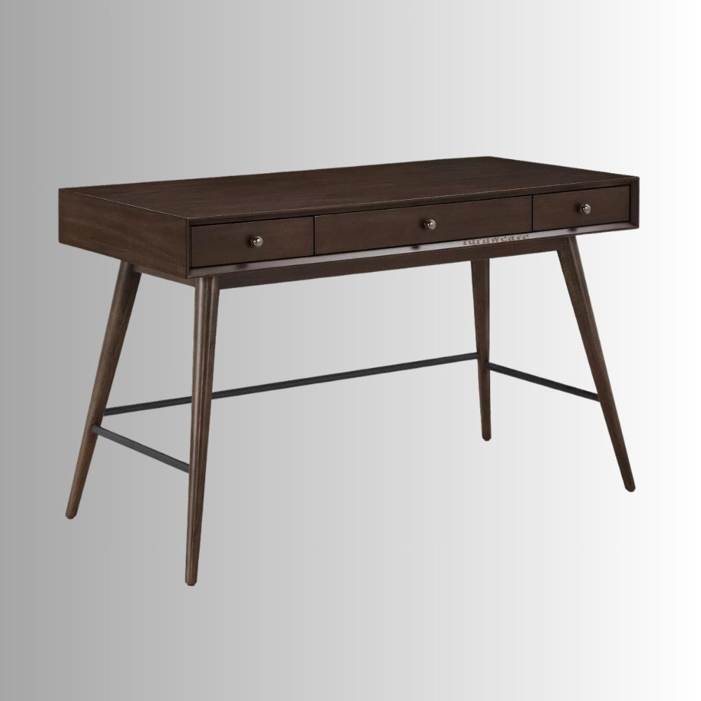 Pina Wooden Study Table (Walnut)