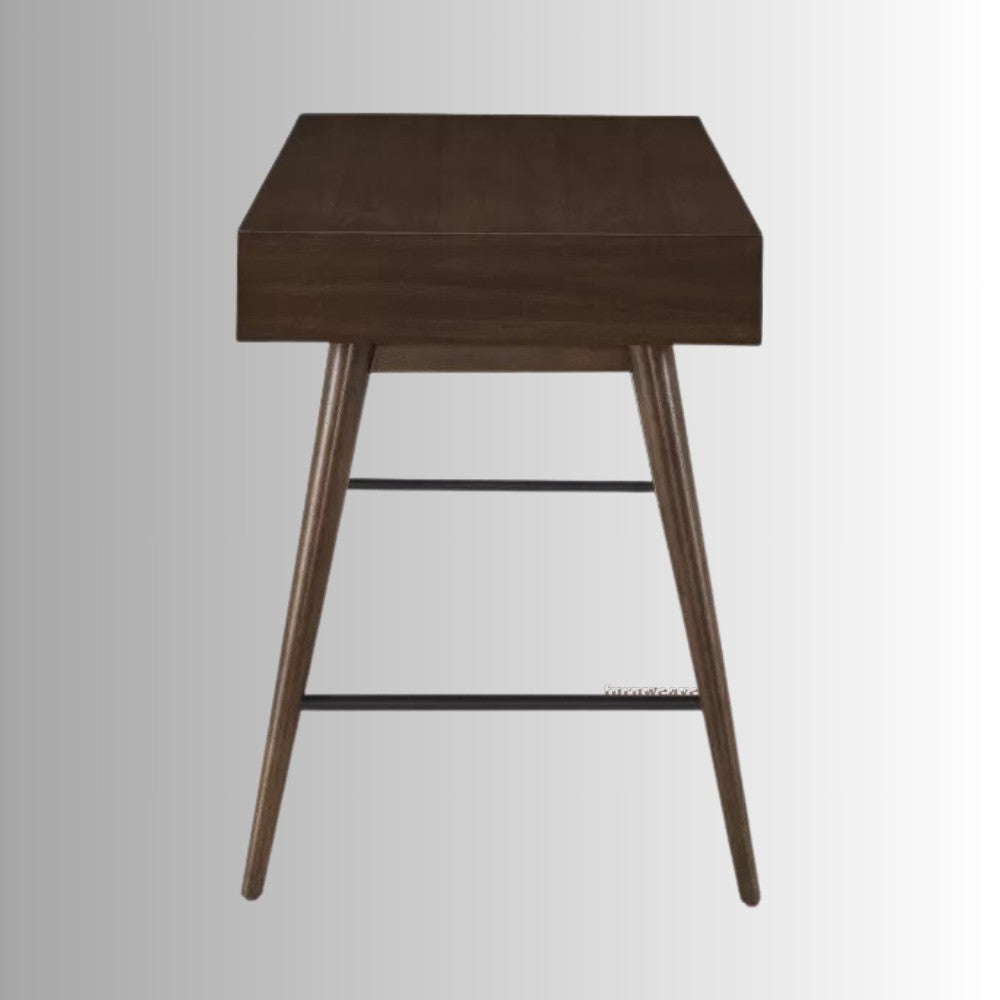 Pina Wooden Study Table (Walnut)