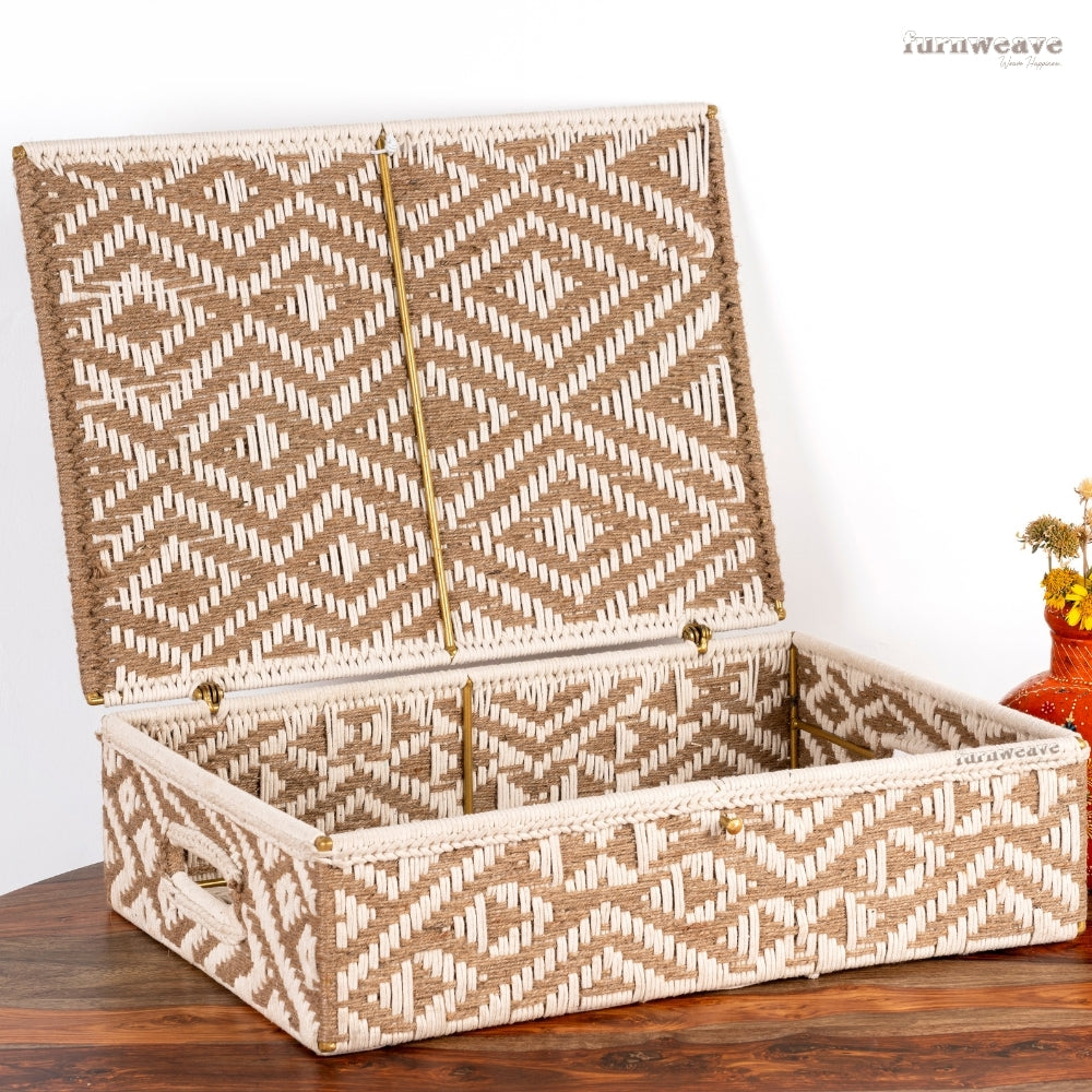 Bunai Handwoven Multipurpose Handcrafted Storage Box (#17)