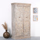 Kruke Wooden Storage Almirah (Grey Distress)