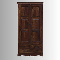 Osie Wooden Storage Almirah (Walnut)