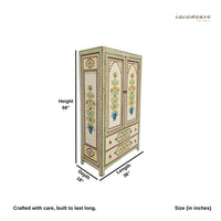 Wane Wooden Handpainted Almirah