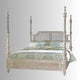 Utsav Rattan Poster Traditional Bed (Brown Distress)