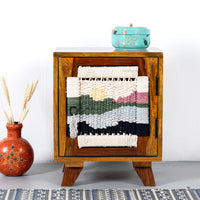 Bunai Handowven Side Table (Teak)