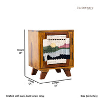 Bunai Handowven Side Table (Teak)
