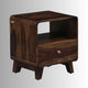Repas Wooden Side Table (Walnut)