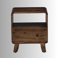 Repas Wooden Side Table (Walnut)