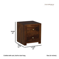 Kemto Wooden Bedside (Teak)