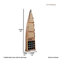 Boat Rattan Reclaimed Finish Bar Unit (Rustic)