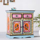 Tika Wooden Handpainted Storage Cabinet| Wooden Handpainted Furniture Online | Wooden Cabinets | Solid Wood Cabinets | Cabinets Sideboards | Solid Wood Furniture Online | Furnweave