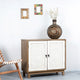 Augus Wooden Cabinet for Storage (Grey Finish) | Solid Wood Cabinets | Cabinet Sideboard | Solid Wood Furniture Online | Wooden Carved Furniture Online | Furnweave