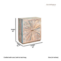 Sukmen Wooden Rustic Cabinet