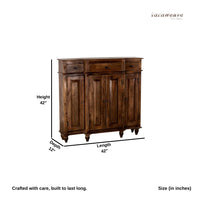 Harvey Wooden Cabinet Storage Unit (Walnut)