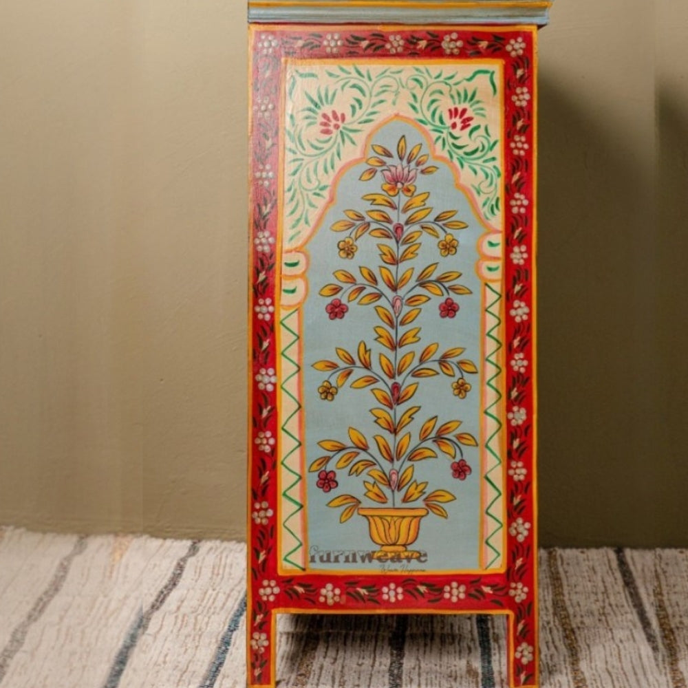 Wondera Wooden Handpainted Cabinet