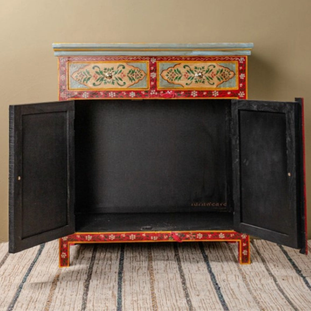 Wondera Wooden Handpainted Cabinet