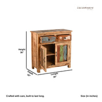 Sikke Wooden Reclaimed Finish Cabinet