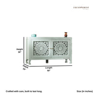 Yepa Wooden Cabinet for Storage (Green Ela)