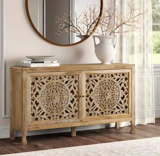 Yepa Wooden Cabinet for Storage (Natural)