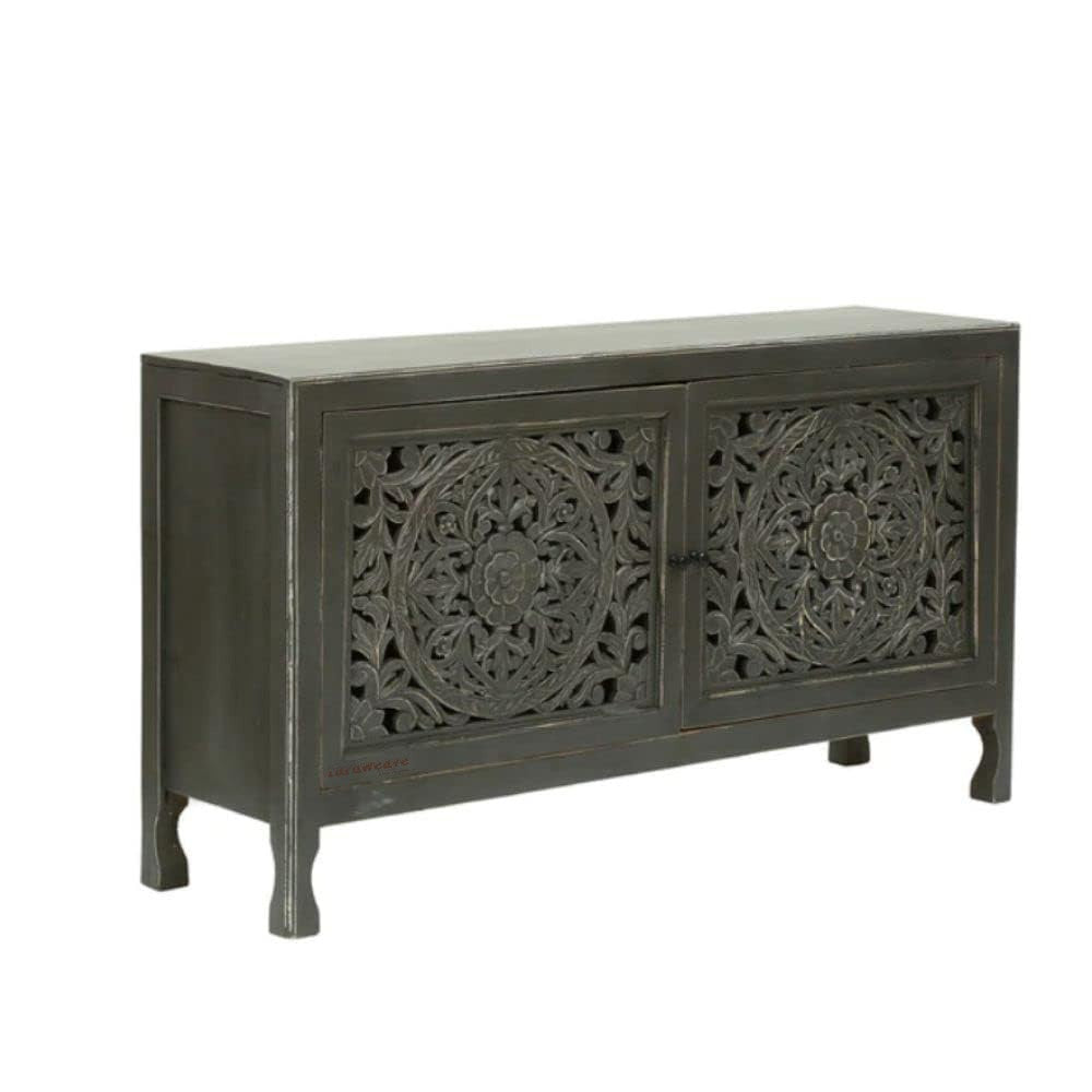 Yepa Wooden Cabinet for Storage (Grey)
