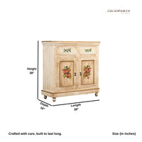 Filke Wooden Handpainted Cabinet