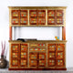 Chokat Wooden Tradtional Crockery Storage Unit (Teak)