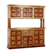 Chokat Wooden Tradtional Crockery Storage Unit (Teak)