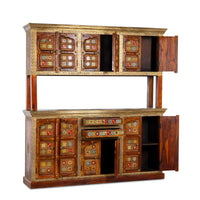 Chokat Wooden Tradtional Crockery Storage Unit (Teak)