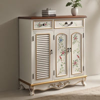 Femia Wooden Handpainted Cabinet  (Model 2)