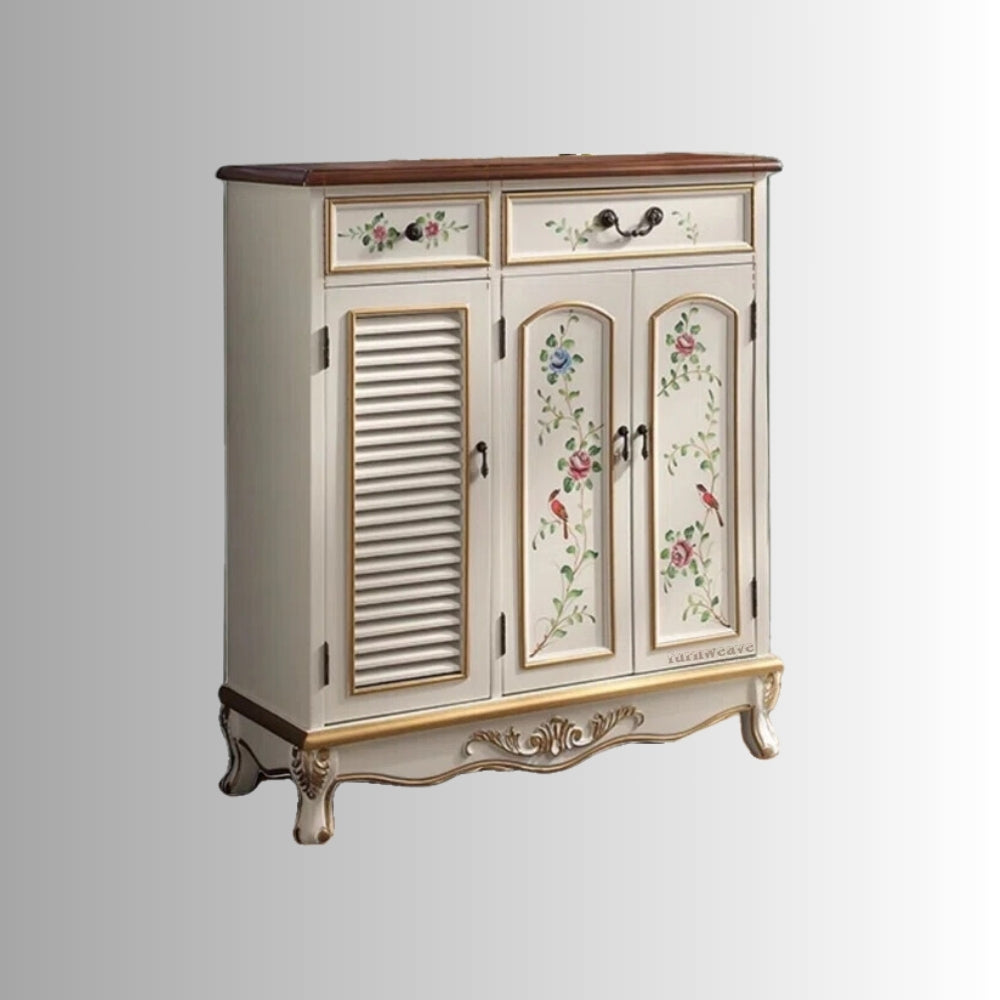 Femia Wooden Handpainted Cabinet  (Model 2)