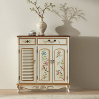 Femia Wooden Handpainted Cabinet  (Model 2)